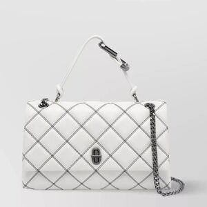 NWT $550 Marc Jacobs THE BI-COLOR QUILTED DUAL CONVERTIBLE SHOULDER BAG
